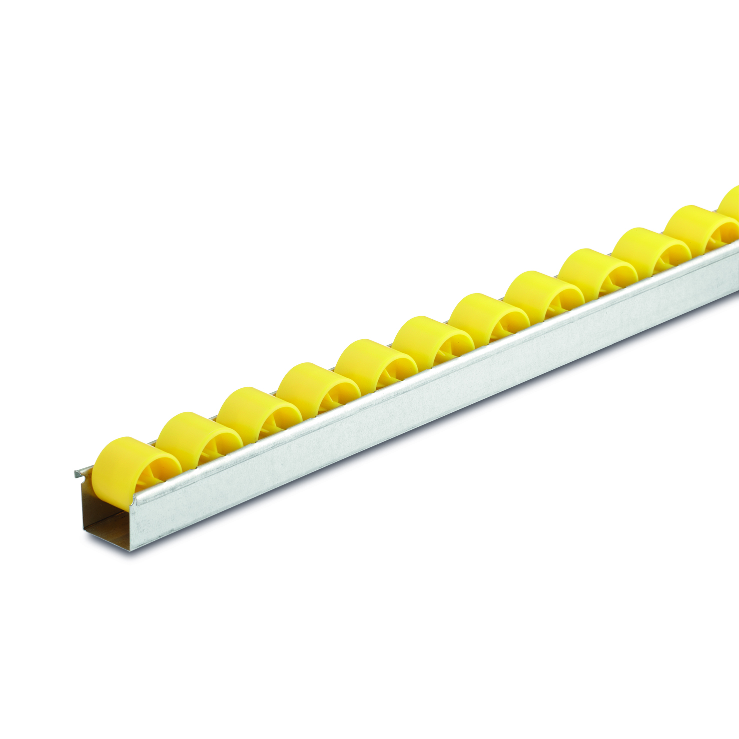 Billed af U-rullskenor, upp till 6 kg per rulle, profil 0,8 mm (801-serie)