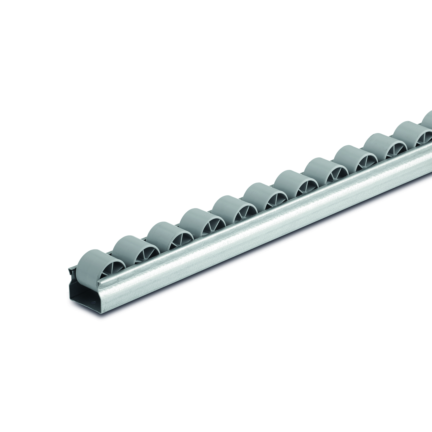 Billed af U-rullskenor, upp till 15 kg per rulle, profil 0,8 mm (803-serie)