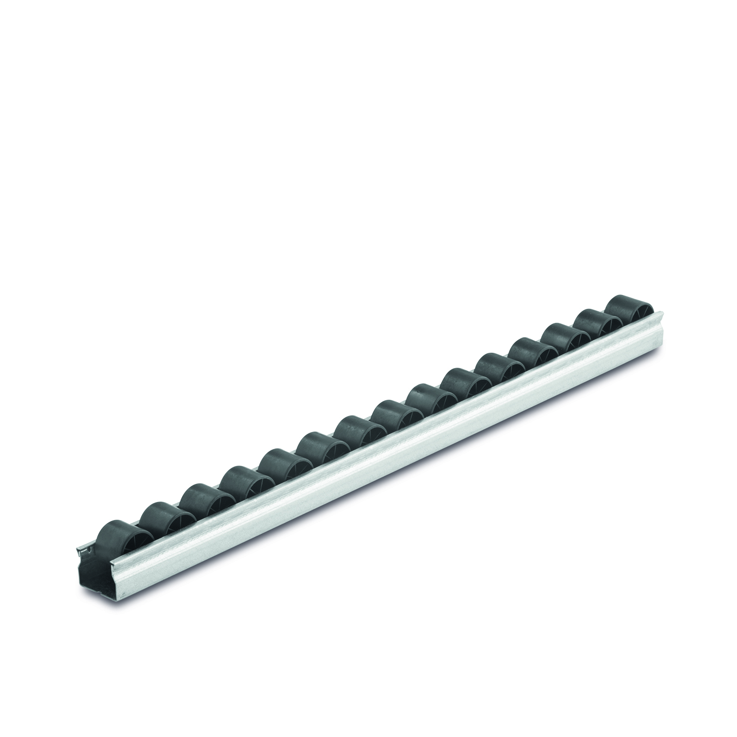 Billed af U-rullskenor , upp till 15 kg per rulle, profil 0,8 mm (804-serie)